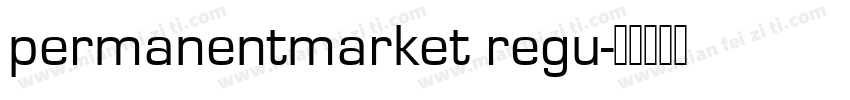 permanentmarket regu字体转换